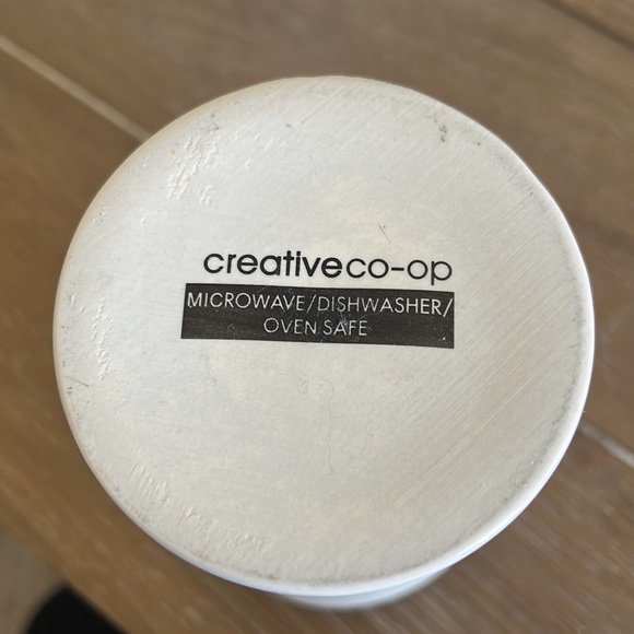 Creative Co-op numbered ivory stoneware apothecary jars farmhouse eclectic style - Picture 2 of 6